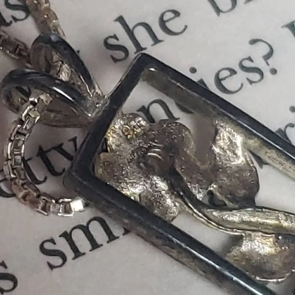 Vintage 925 Sterling Silver Floral Italian Necklace‎